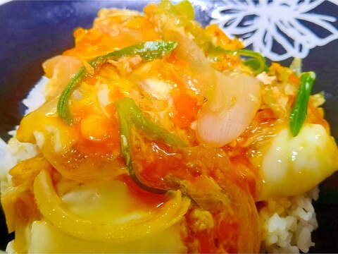 【めんつゆで簡単】半熟玉子のどんぶり